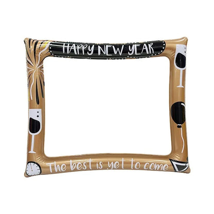 150cm Christmas inflatable photo frame made from PVC for holiday photography