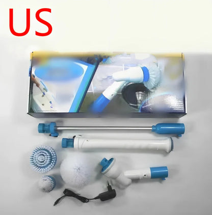 Refillable soap dispenser cleaning brush with silicone bristles and ergonomic handle for pots and pans