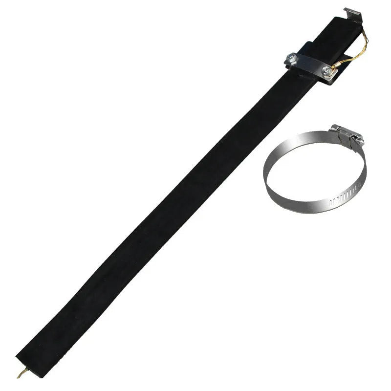 370mm black car electrostatic grounding chain with rubber housing and copper conductors for vehicle static control