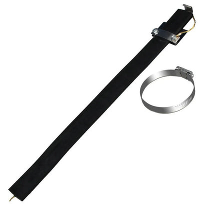 370mm black car electrostatic grounding chain with rubber housing and copper conductors for vehicle static control