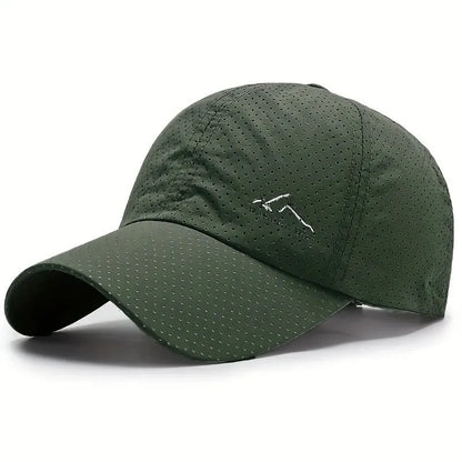 Korean-style adjustable baseball cap in dome crown design with polyester fabric for summer sun protection
