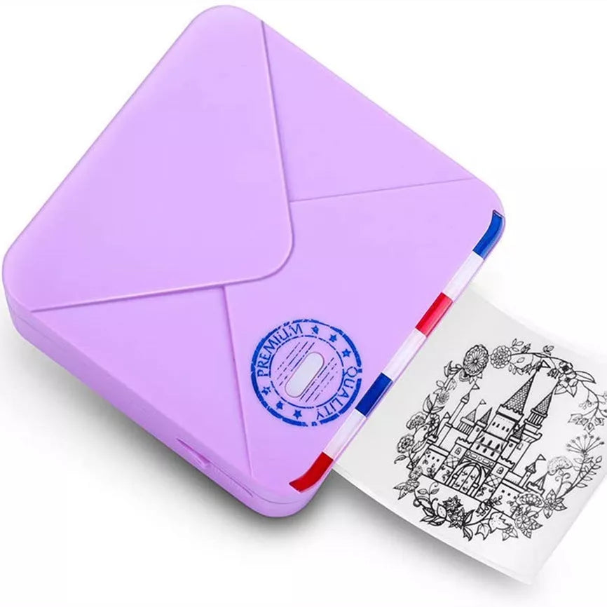 Compact Bluetooth thermal printer with high-resolution output, perfect for mobile printing needs