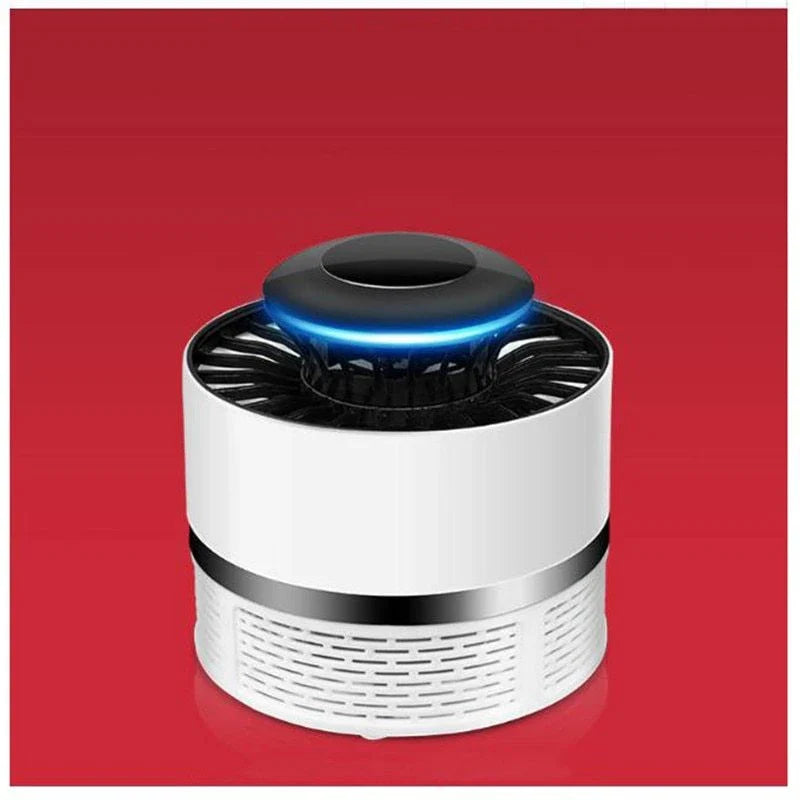 Quiet Mosquito Repelling Lamp - Effective insect zapper with low-noise fan, 360-400nm purple light, and automatic on/off sensor