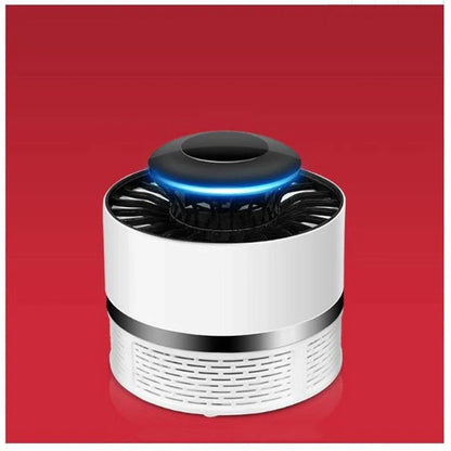 Quiet Mosquito Repelling Lamp - Effective insect zapper with low-noise fan, 360-400nm purple light, and automatic on/off sensor