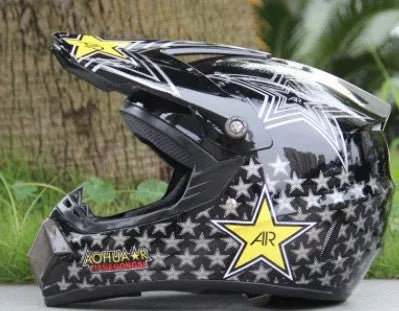 Four seasons mountain bike cross-country motorcycle helmet with high-density foam lining