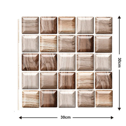 Brick wallpaper self-adhesive sticker for kitchen and bathroom walls, moisture-proof and oil-proof