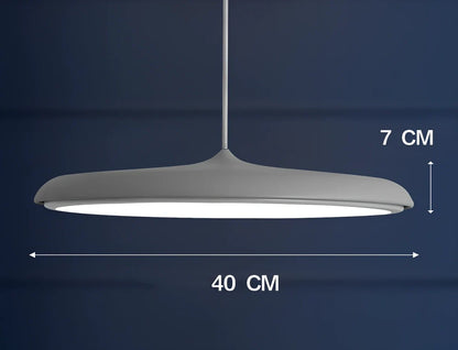 Nordic modern iron LED chandelier with fish-shaped design and adjustable 1.2m height