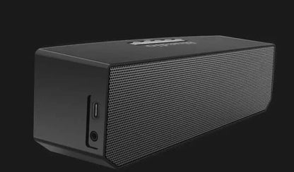 Black BS-6 cloud smart speaker with 52mm drive unit, dimensions 227x68x74mm