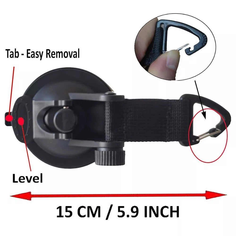 Outdoor car tent suction cup with high adhesion PU material for secure item placement