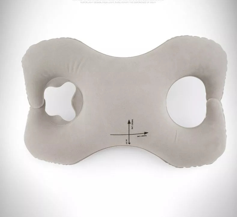 Golf Swing Corrector with retractable air nozzle for improving golf swing posture