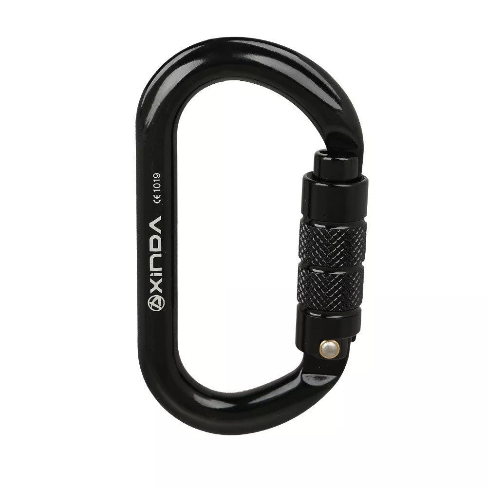 O-shaped Thread Lock Rock Climbing Carabiner in various colors