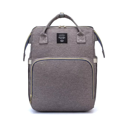 LEQUEEN Portable Folding Crib Mommy Backpack in various colors with 20kg capacity