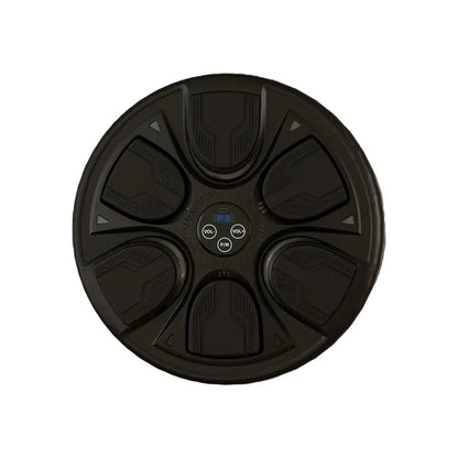 Black leather and PP music boxing wall target set with included boxing gloves for home training
