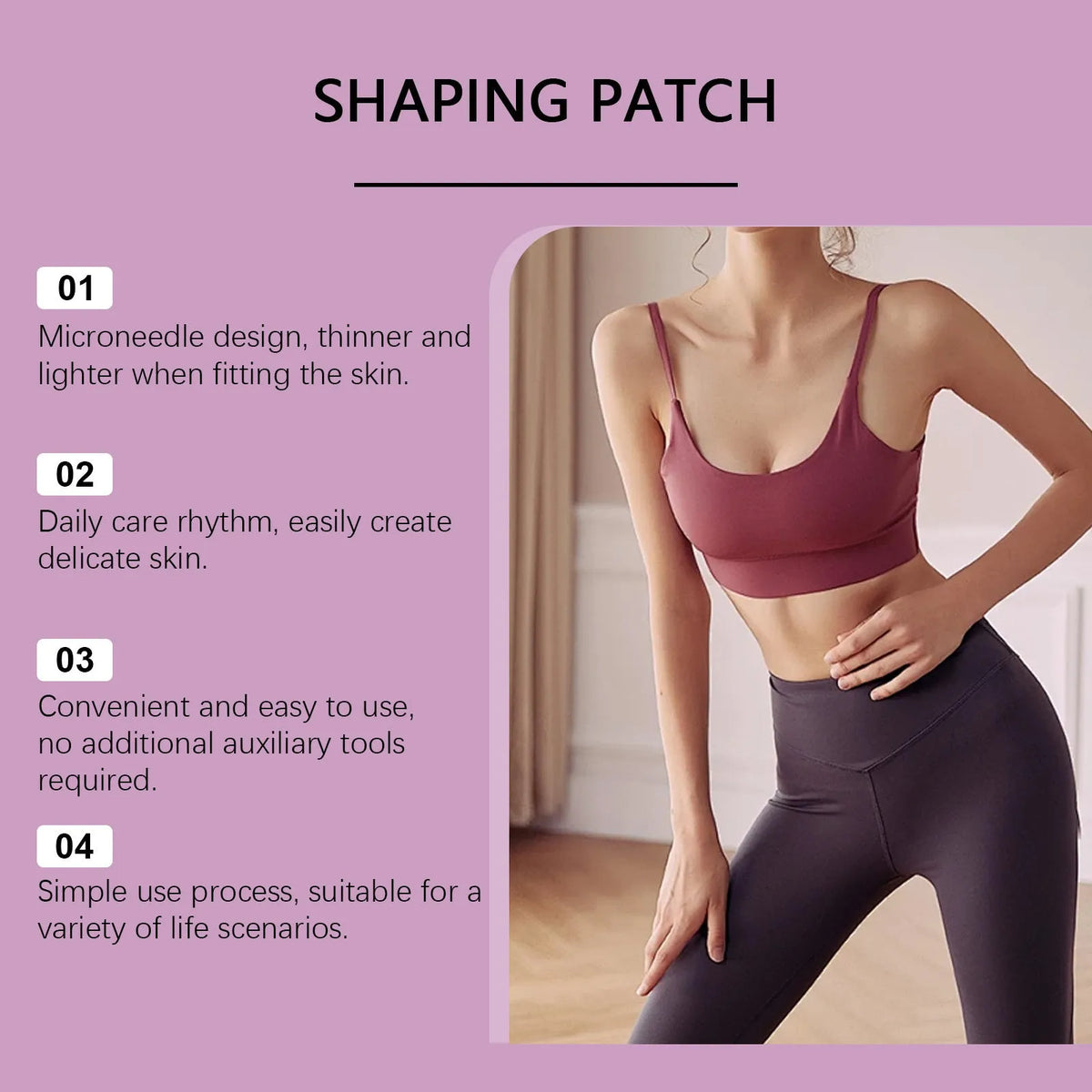 Pack of four body nursing adhesive bandages with aloe and mint leaf extracts