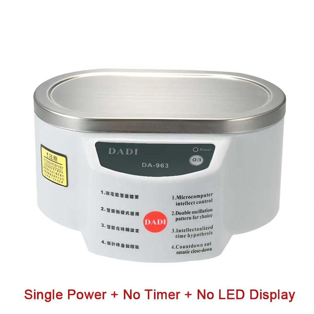 Earth ultrasonic cleaning machine with stainless steel tank and digital timer display