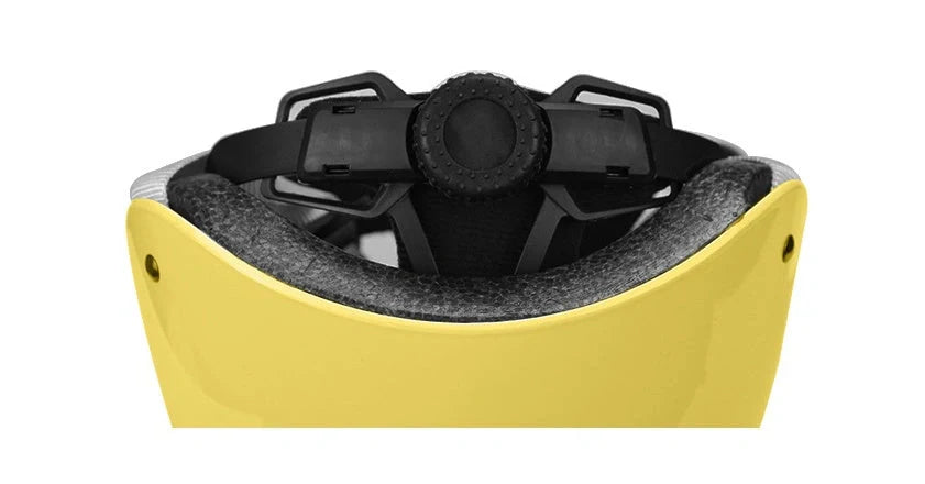 Children's roller skating protective helmet in Blue, Black, and Yellow with ABS outer shell