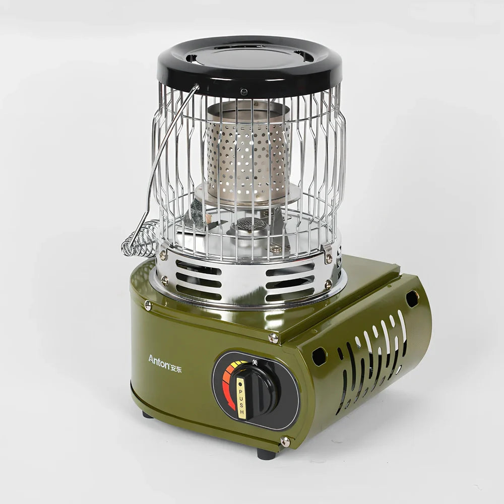 Multifunctional outdoor heating stove with 2.0KW power output and compact design