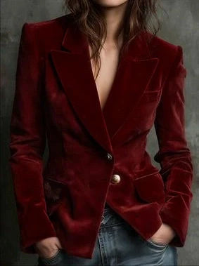 Casual retro stand collar coat in various colours with extended sizing options