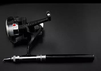 Mini Mini spinning wheel telescopic fishing rod in various colors