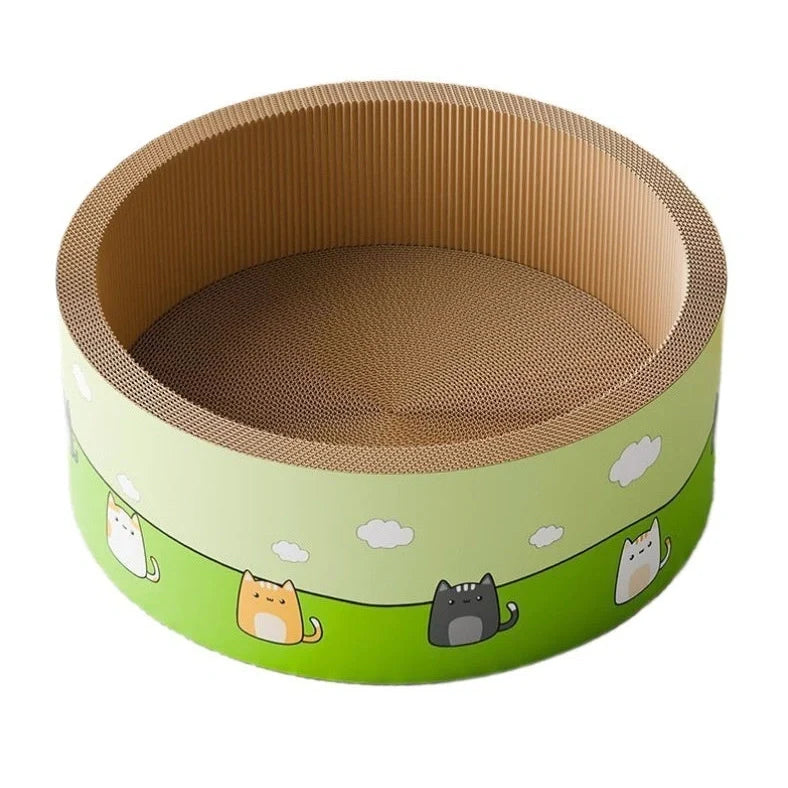 Super Large Deepening Round Scratch Board with deep pit patterns in 45cm and 50cm sizes