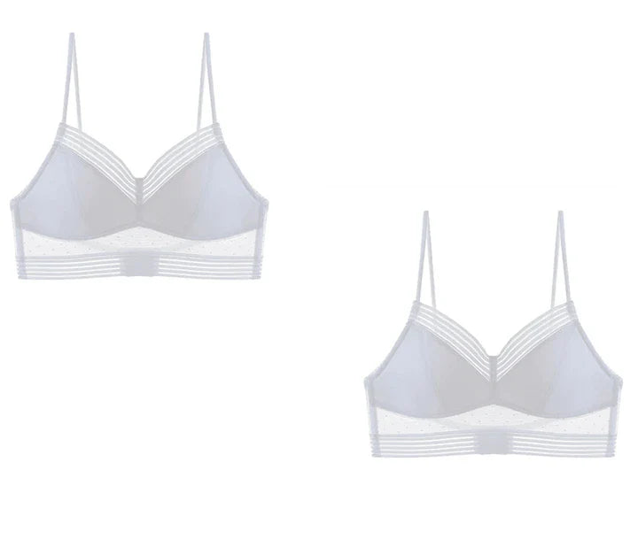 Backless bra with thin lace detailing, providing a seamless and invisible look under clothing