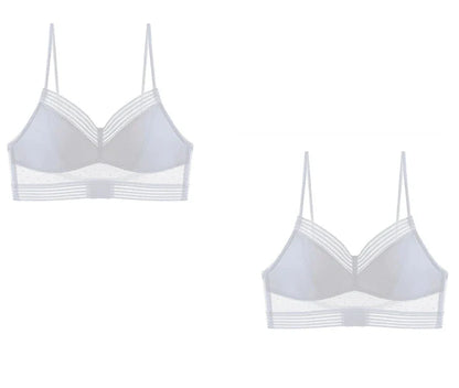 Backless bra with thin lace detailing, providing a seamless and invisible look under clothing