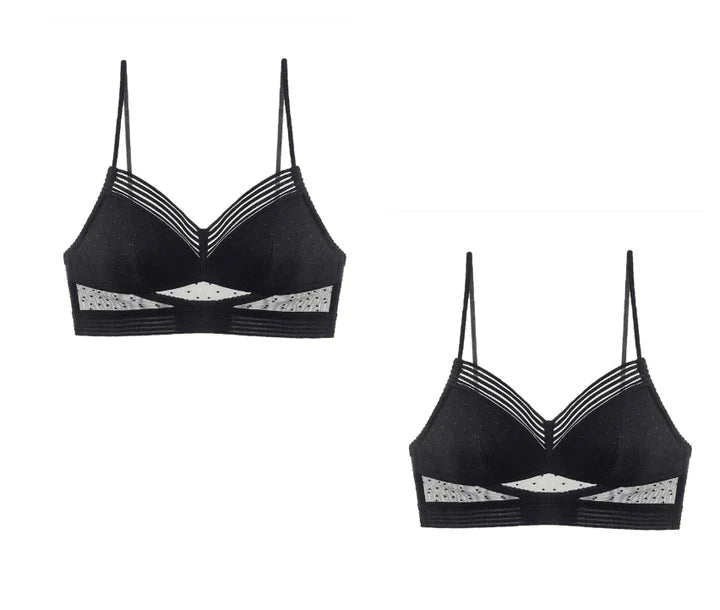 Backless bra with thin lace detailing, providing a seamless and invisible look under clothing