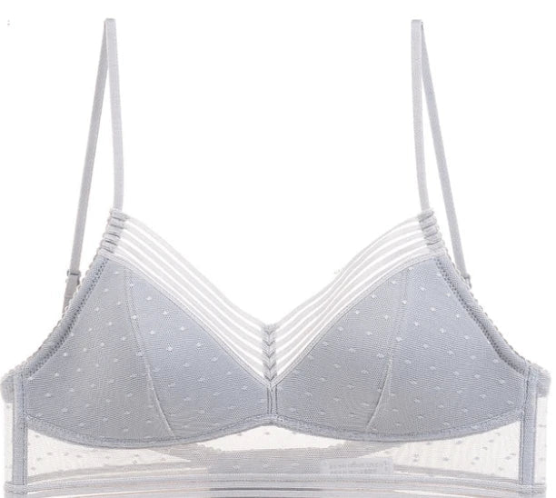 Backless bra with thin lace detailing, providing a seamless and invisible look under clothing