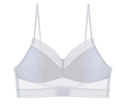 Backless bra with thin lace detailing, providing a seamless and invisible look under clothing