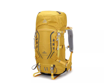 Large capacity hiking backpack in tear-resistant nylon, available in multiple colors