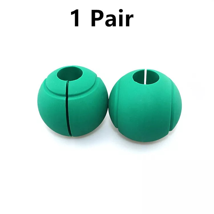 Food Grade Silicone Dumbbell Grip with non-slip surface in various colors