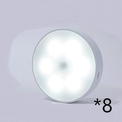 USB-powered motion-activated LED puck lights for cabinets, closets, and other small spaces