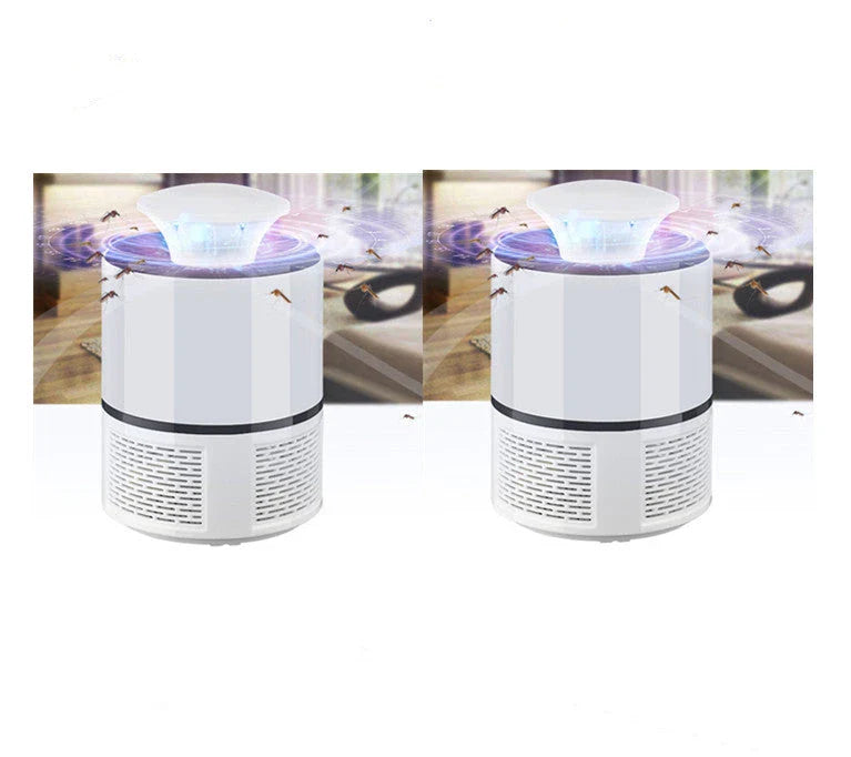 Quiet Mosquito Repelling Lamp - Effective insect zapper with low-noise fan, 360-400nm purple light, and automatic on/off sensor