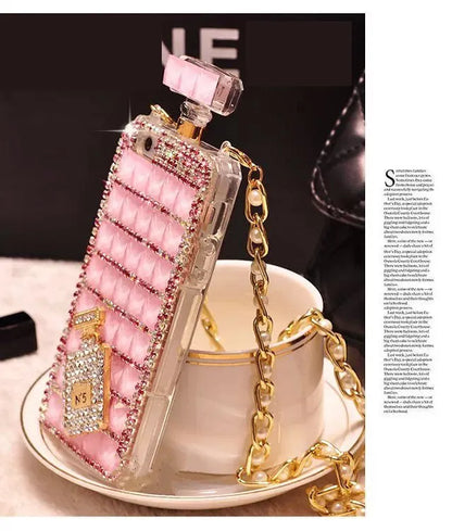 Handmade diamond rhinestone phone case in TPU, bling cover for iPhone and Samsung