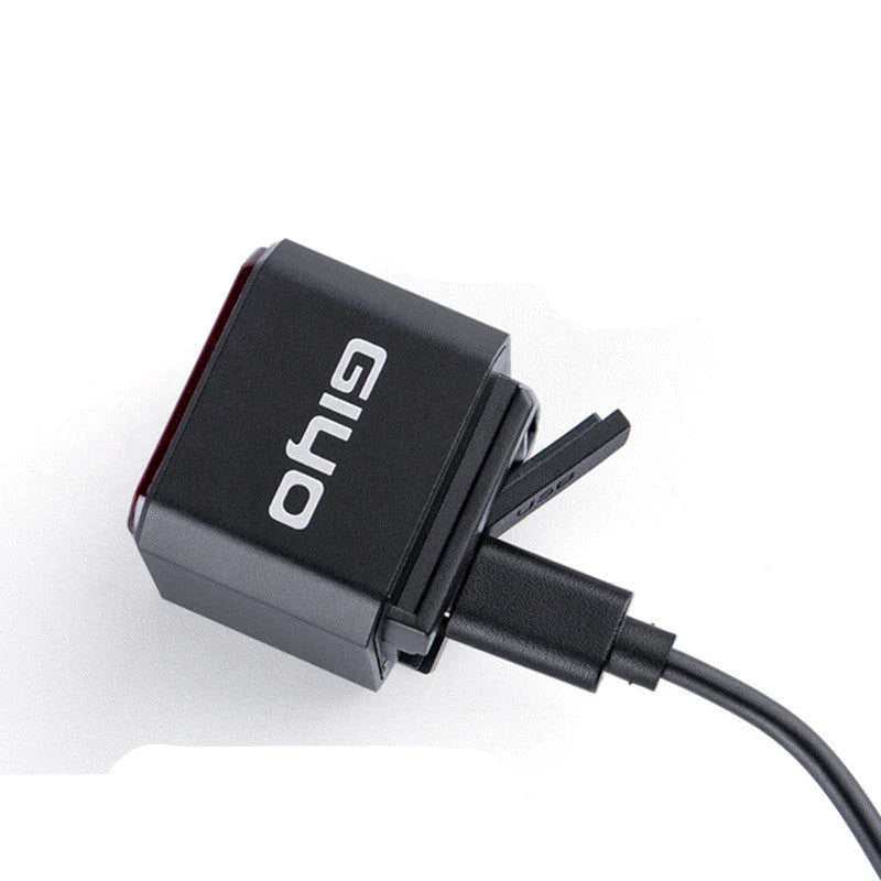 Smart bicycle brake light with USB charging and auto-brake detection for improved cycling safety and visibility