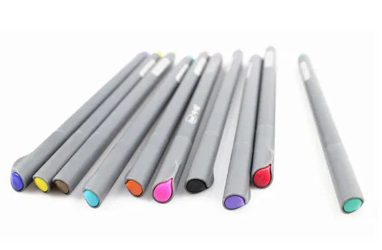 Office drawing stroke syringe color hook line pen with 0.38mm tip and 15.8cm length for technical applications
