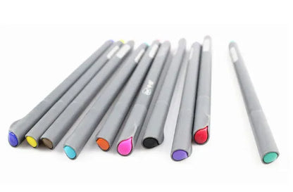 Office drawing stroke syringe color hook line pen with 0.38mm tip and 15.8cm length for technical applications