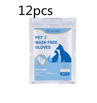 Disposable aluminum foil pet gloves for easy and hygienic pet care