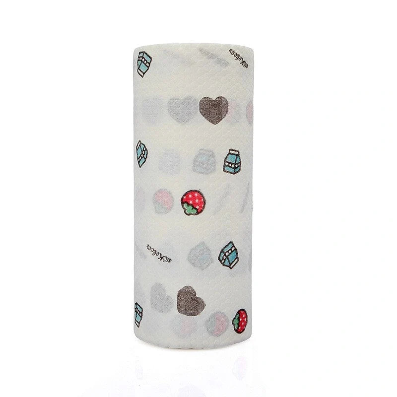 Disposable Non-Woven Rag in various colors, showing durability and absorbency