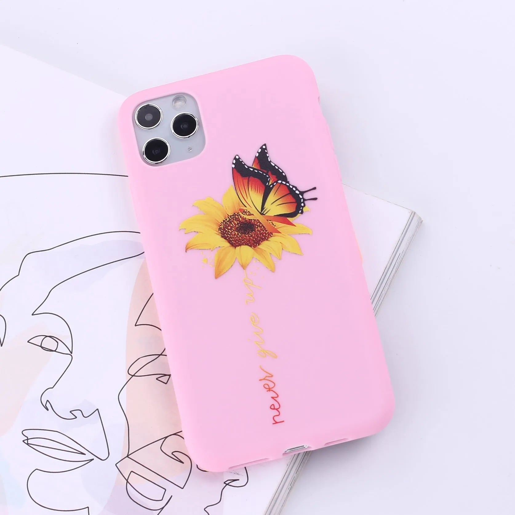 TPU mobile phone case for Apple iPhone in a selection of multi-colour painted back cover designs.