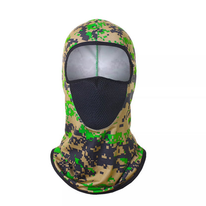 Printed Breathable Headgear Mask in various colors for windproof and sunscreen protection