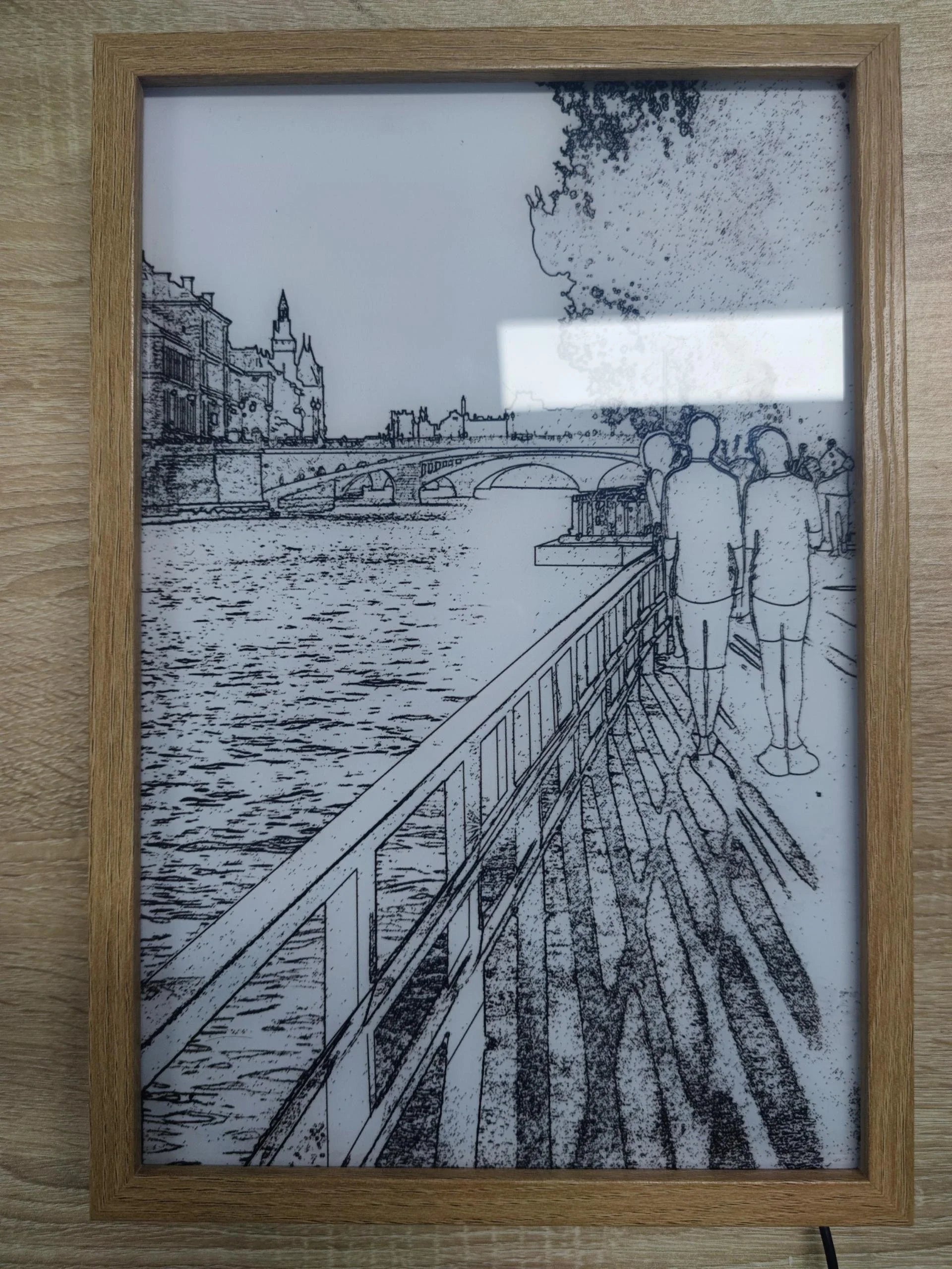 Illuminating Home Decor: Customizable LED Picture Light, featuring adjustable lighting modes and personalized ambiance for any room