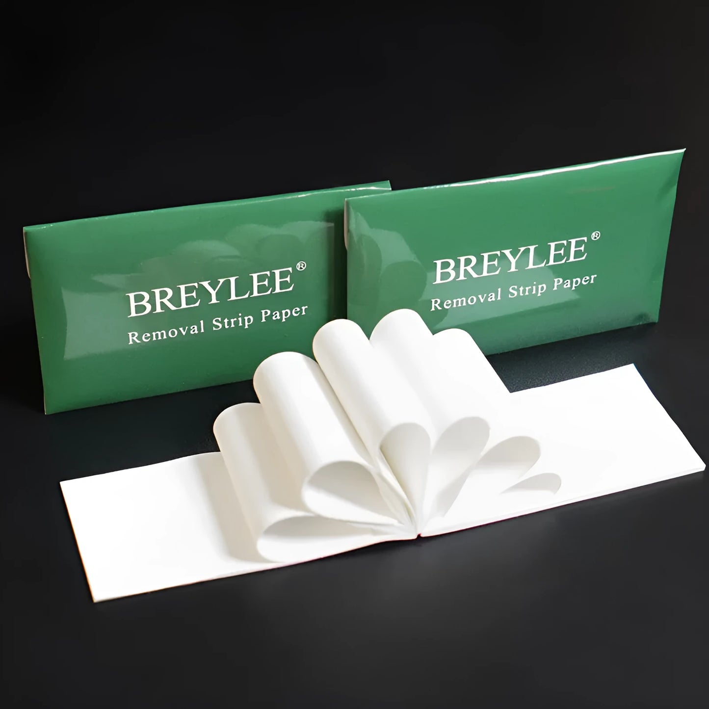 BREYLEE nasal mask paper removal strips showing 100 disposable 7.8cm x 12.5cm paper sheets