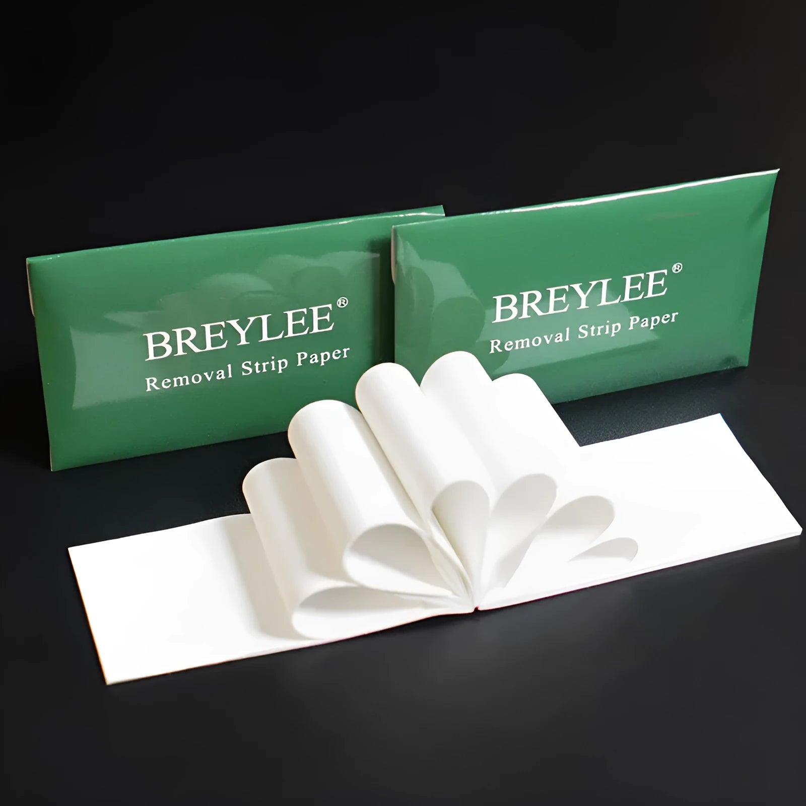BREYLEE nasal mask paper removal strips showing 100 disposable 7.8cm x 12.5cm paper sheets