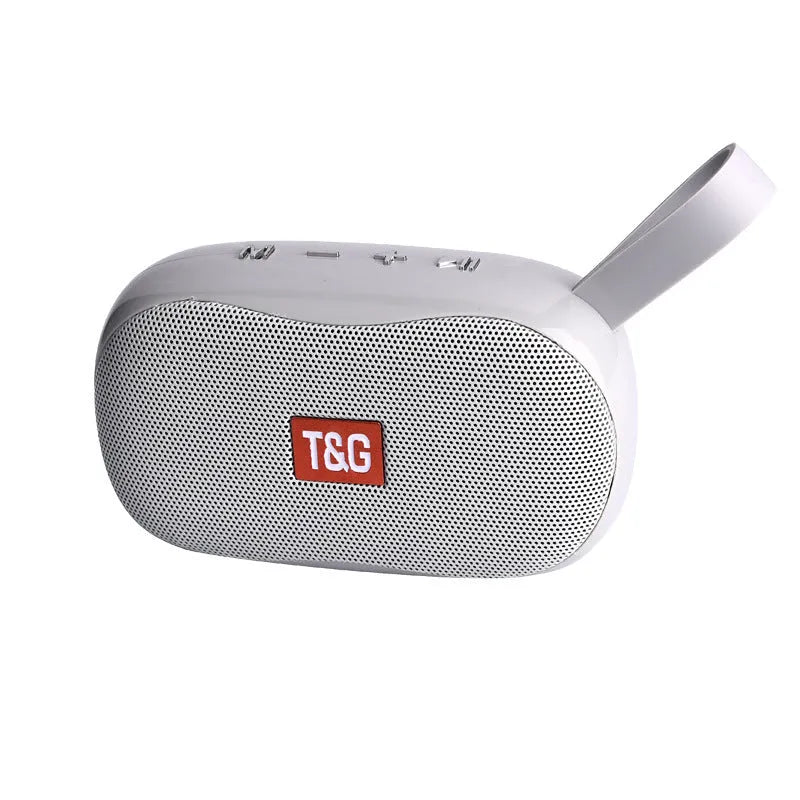 TG173 portable Bluetooth speaker in black, 121x45.5x70.8mm, with 52mm driver and 5W power.