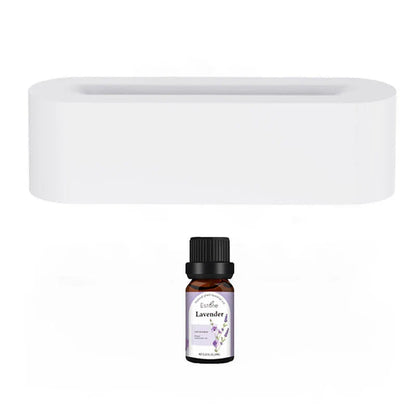 Soothing Aroma Diffuser with Flame-Like LED Lighting and Ultrasonic Humidification