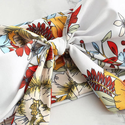 Women's printed bikini swimsuit with high elasticity in vibrant colors