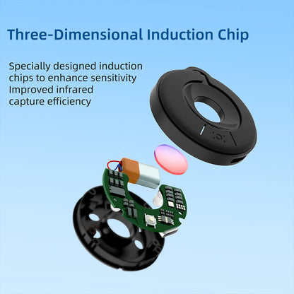 Compact infrared camera detector with 5-metre range for hidden camera detection in low-light conditions