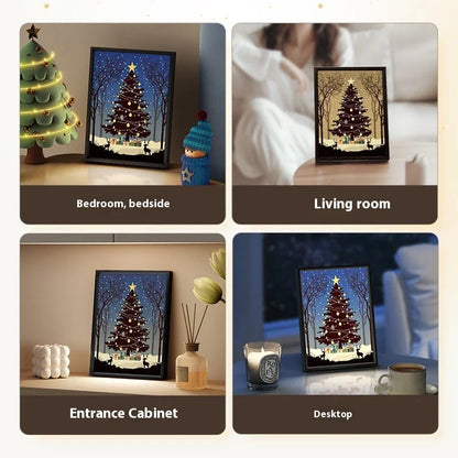 Luminous Bluetooth Christmas Tree Speaker with Decorative Lighting Display