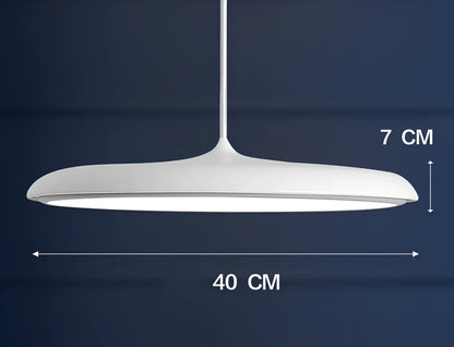 Nordic modern iron LED chandelier with fish-shaped design and adjustable 1.2m height